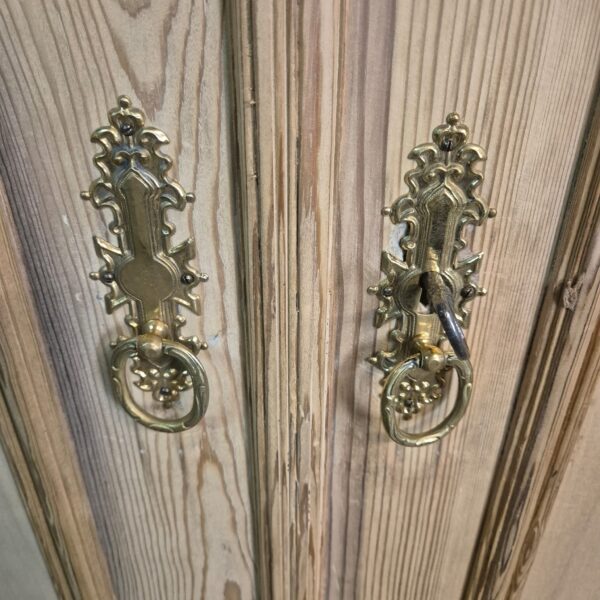 Kast Kledingkast Jugendstil 1900 Grenen - Afbeelding 8