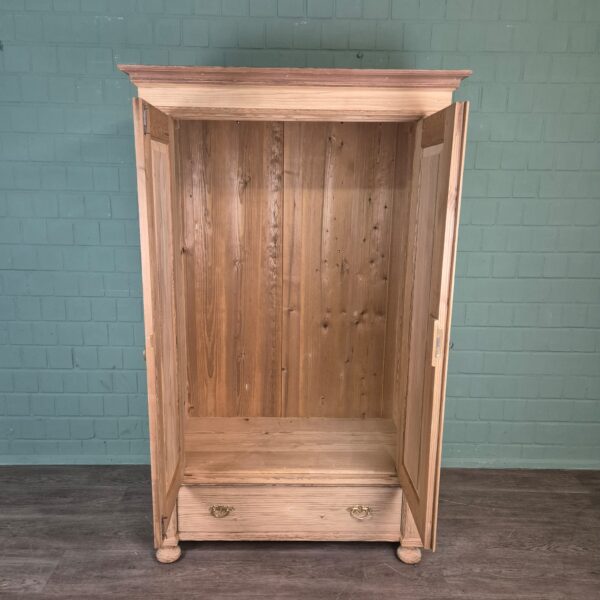 Kast Kledingkast Jugendstil 1900 Grenen - Afbeelding 12