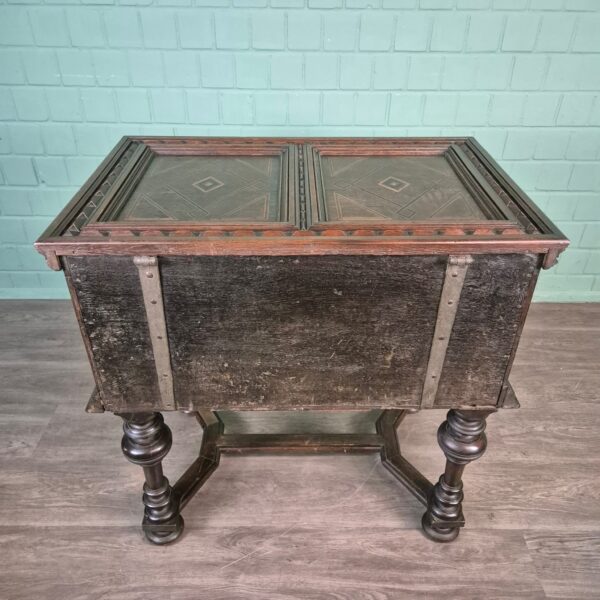 Kist Stollenkist Barok 1740 Eiken - Afbeelding 20