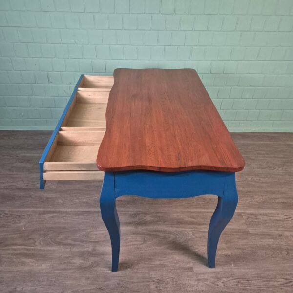 Bureau Eiken Blauw-Bruin 1,30 m x 0,68 m - Afbeelding 9