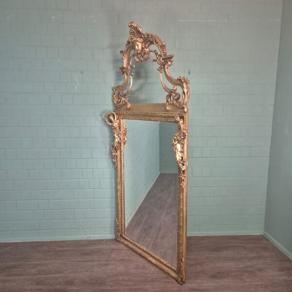 Barokspiegel Spiegel Barokstijl Goud 1,20 m x 2,44 m - Afbeelding 2