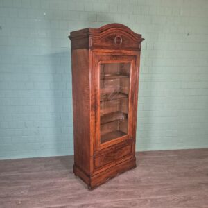 Vitrine Servieskast Laat Biedermeier 1850 Noten