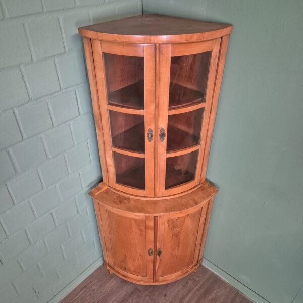 Hoekkast Biedermeier 1820 Kersen - Afbeelding 3