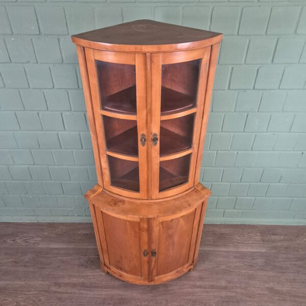 Hoekkast Biedermeier 1820 Kersen - Afbeelding 2