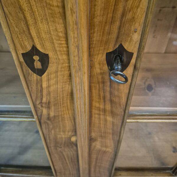 Vitrine Servieskast Biedermeier 1830 Noten - Afbeelding 7