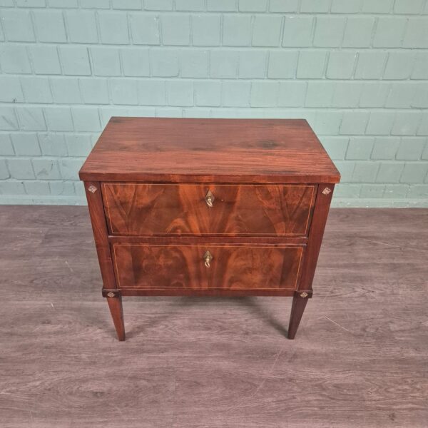 Commode Biedermeier 1840 Mahonie - Afbeelding 2