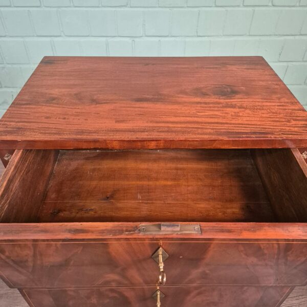 Commode Biedermeier 1840 Mahonie - Afbeelding 9