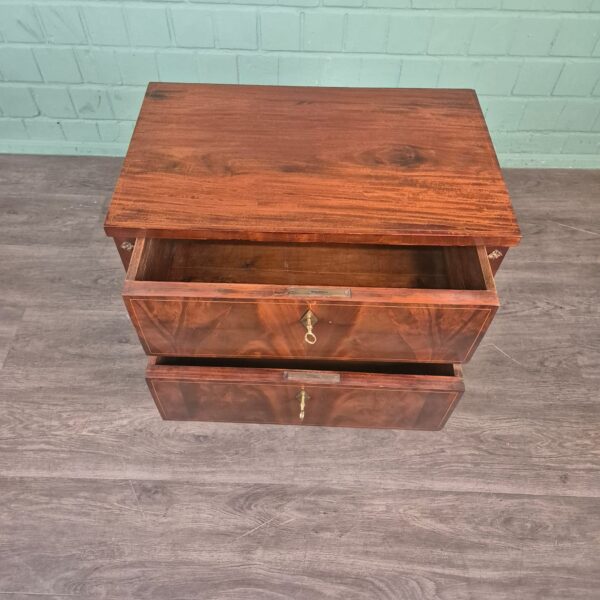 Commode Biedermeier 1840 Mahonie - Afbeelding 8