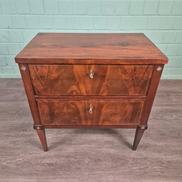 Commode Biedermeier 1840 Mahonie - Afbeelding 3