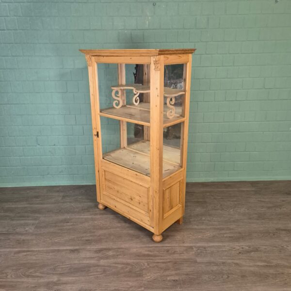Vitrine Servieskast Gründerzeit 1880 Grenen - Afbeelding 4