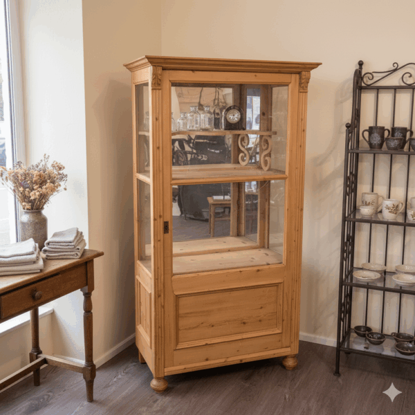 Vitrine Servieskast Gründerzeit 1880 Grenen - Afbeelding 2