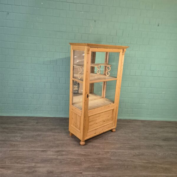 Vitrine Servieskast Gründerzeit 1880 Grenen - Afbeelding 3