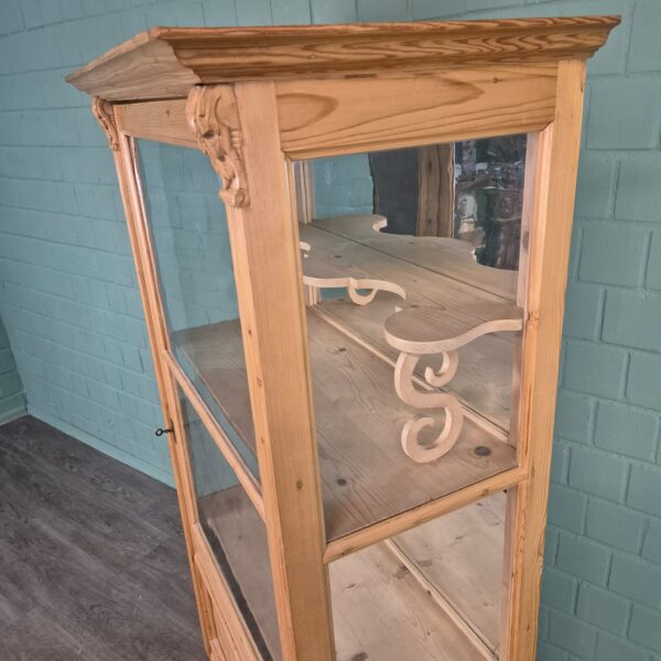 Vitrine Servieskast Gründerzeit 1880 Grenen - Afbeelding 5