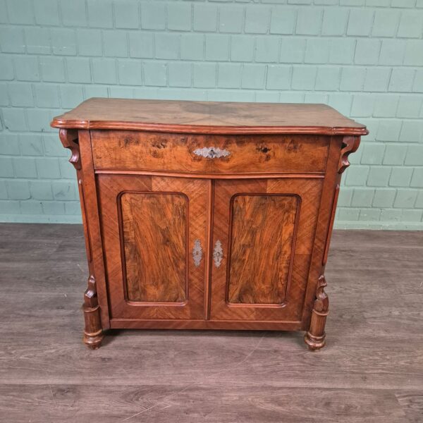 Penantkastje Commode Louis Philippe 1860 Noten - Afbeelding 3