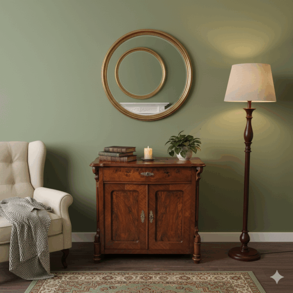 Penantkastje Commode Louis Philippe 1860 Noten - Afbeelding 2