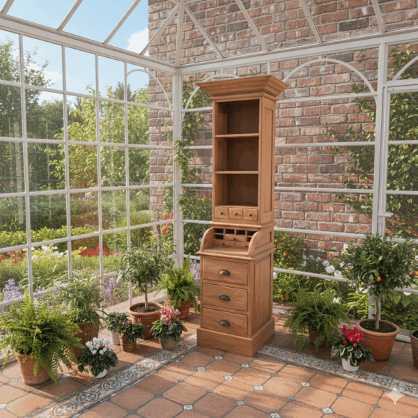 Kast Teak 0,67 m - Afbeelding 2