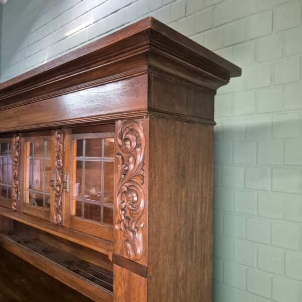 Buffetkast Kast Jugendstil 1910 Eiken - Afbeelding 5