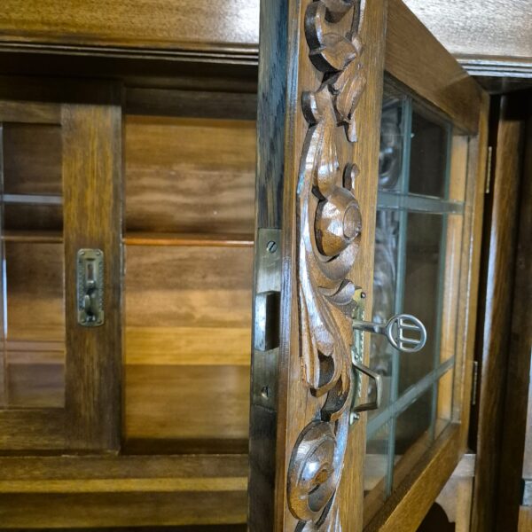 Buffetkast Kast Jugendstil 1910 Eiken - Afbeelding 23