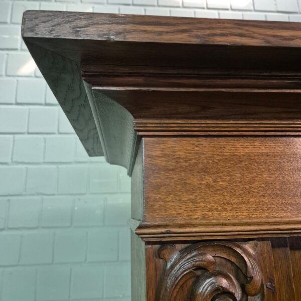 Buffetkast Kast Jugendstil 1910 Eiken - Afbeelding 14