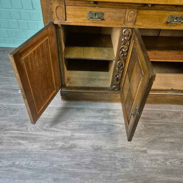 Buffetkast Kast Jugendstil 1910 Eiken - Afbeelding 24