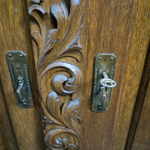 Buffetkast Kast Jugendstil 1910 Eiken - Afbeelding 17