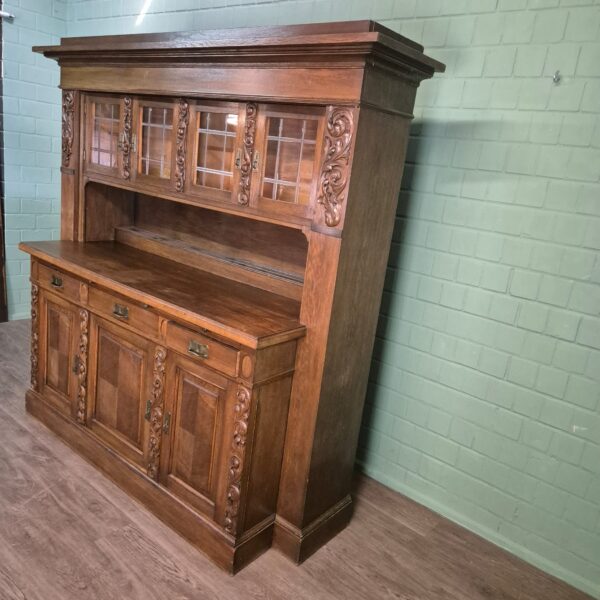 Buffetkast Kast Jugendstil 1910 Eiken - Afbeelding 4