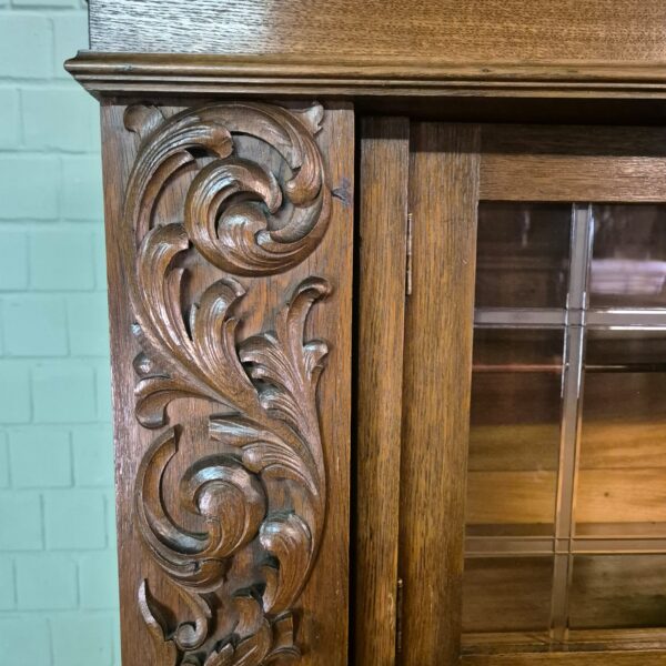 Buffetkast Kast Jugendstil 1910 Eiken - Afbeelding 13