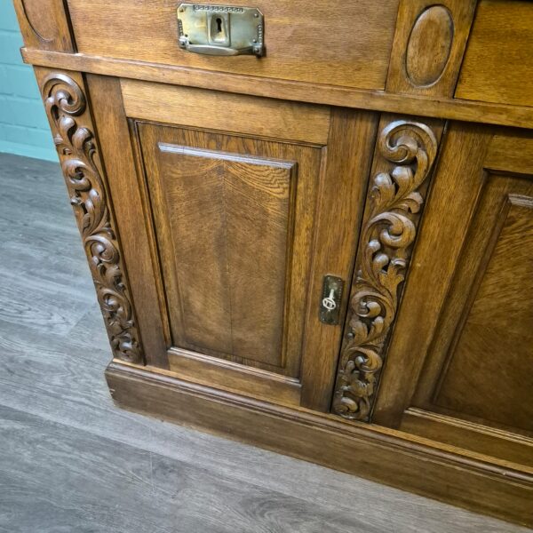 Buffetkast Kast Jugendstil 1910 Eiken - Afbeelding 10