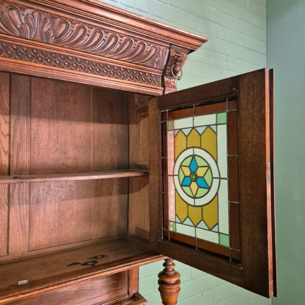 Buffetkast Kast Gründerzeit 1880 Eiken - Afbeelding 19