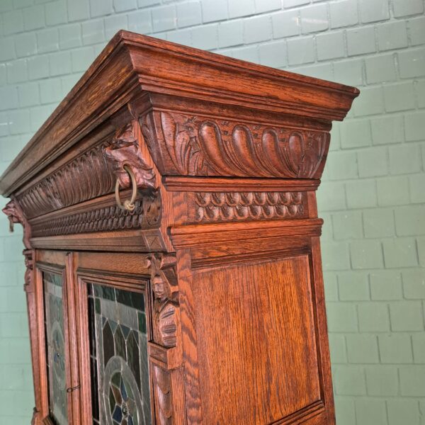 Buffetkast Kast Gründerzeit 1880 Eiken - Afbeelding 12