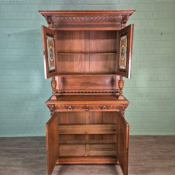Buffetkast Kast Gründerzeit 1880 Eiken - Afbeelding 17
