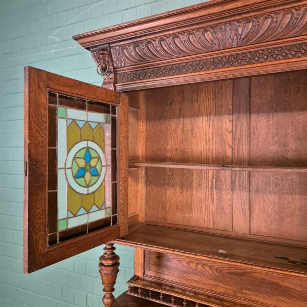 Buffetkast Kast Gründerzeit 1880 Eiken - Afbeelding 18