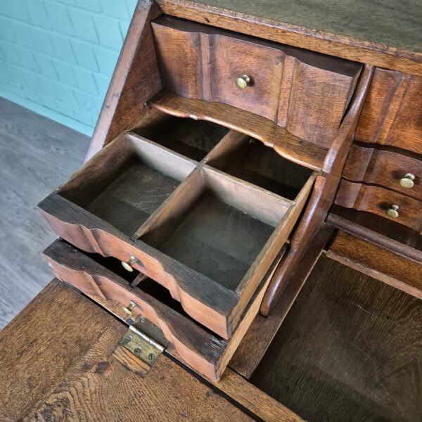 Secretaire Barok 1770 Eiken - Afbeelding 15