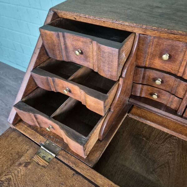 Secretaire Barok 1770 Eiken - Afbeelding 14