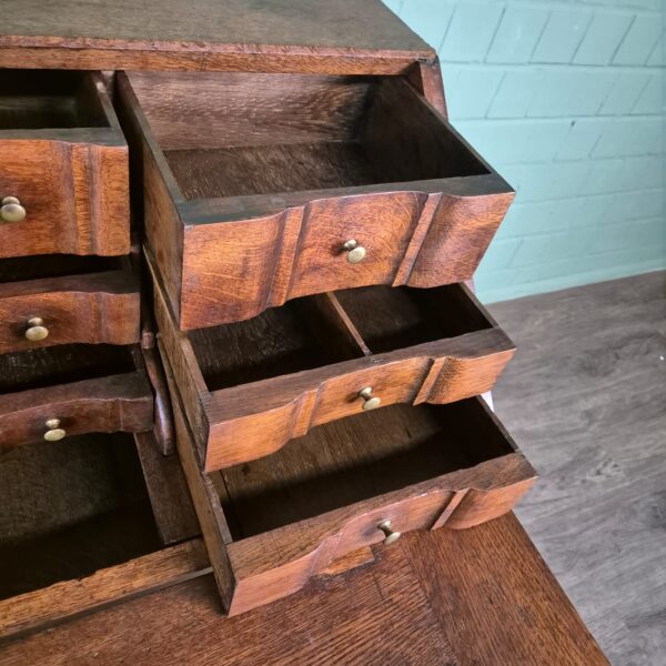 Secretaire Barok 1770 Eiken - Afbeelding 18