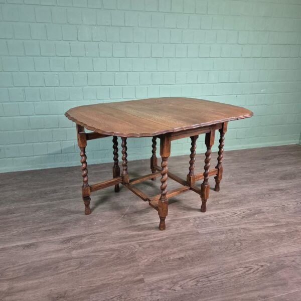 Klaptafel Jugendstil 1920 Eiken