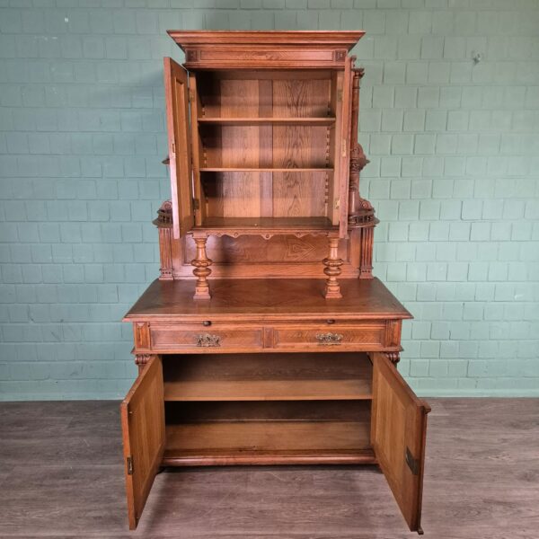 Buffetkast Kast Gründerzeit 1880 Eiken - Afbeelding 14