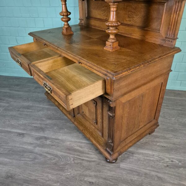 Buffetkast Kast Gründerzeit 1880 Eiken - Afbeelding 18