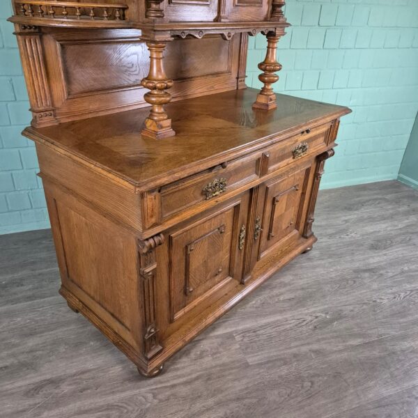 Buffetkast Kast Gründerzeit 1880 Eiken - Afbeelding 7