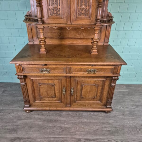 Buffetkast Kast Gründerzeit 1880 Eiken - Afbeelding 9