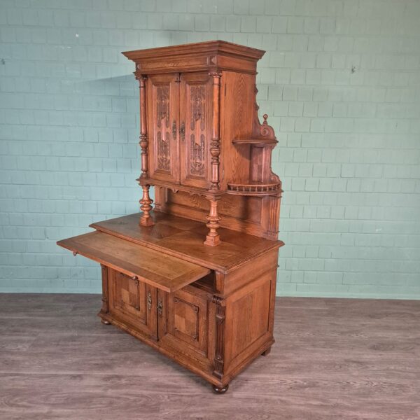 Buffetkast Kast Gründerzeit 1880 Eiken - Afbeelding 5
