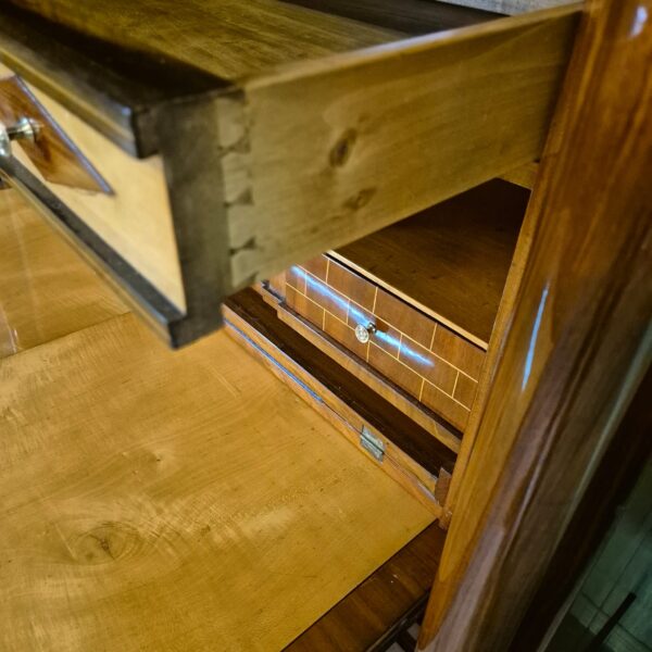 Secretaire Biedermeier 1810 Mahonie - Afbeelding 20