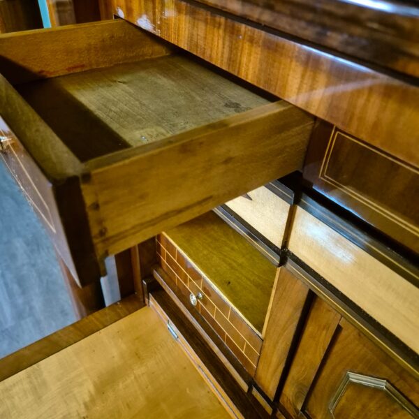 Secretaire Biedermeier 1810 Mahonie - Afbeelding 21
