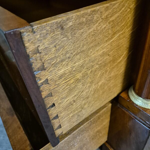 Secretaire Biedermeier 1810 Mahonie - Afbeelding 23