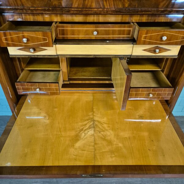 Secretaire Biedermeier 1810 Mahonie - Afbeelding 18