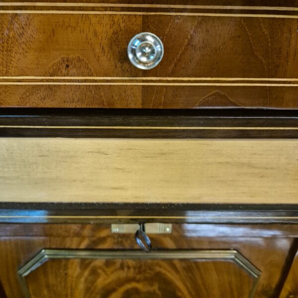 Secretaire Biedermeier 1810 Mahonie - Afbeelding 26
