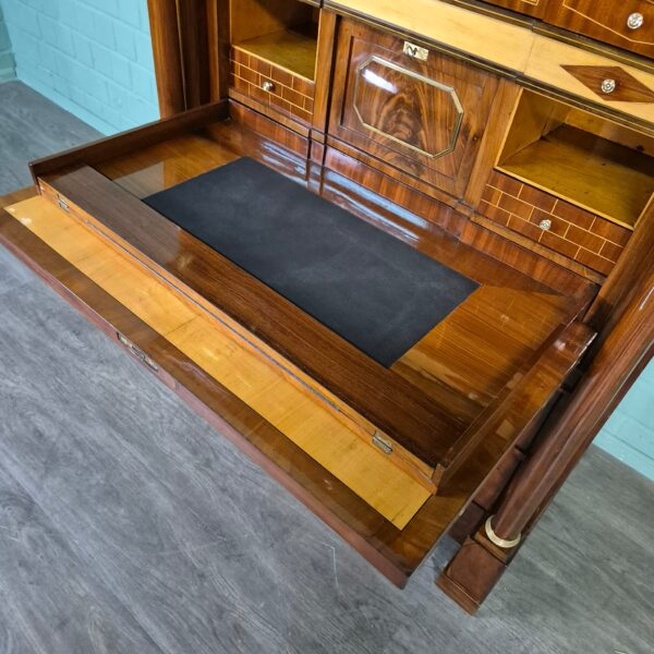 Secretaire Biedermeier 1810 Mahonie - Afbeelding 11