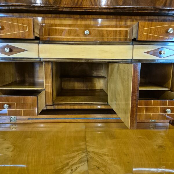 Secretaire Biedermeier 1810 Mahonie - Afbeelding 19