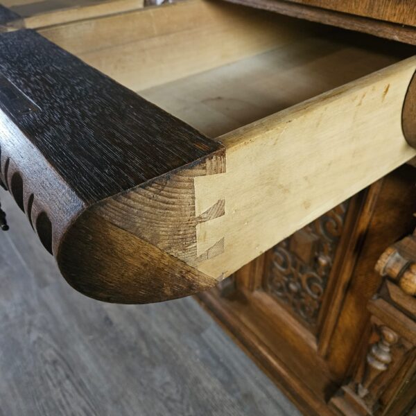 Buffetkast Kast Gründerzeit 1880 Eiken - Afbeelding 19