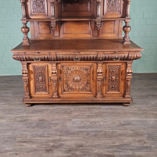 Buffetkast Kast Gründerzeit 1880 Eiken - Afbeelding 5